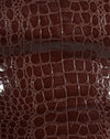 Croc PU Dark Brown