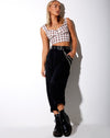 Image of Disca Cami Top in Checkmate Brown