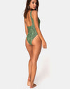 Image of Drela Swimsuit in Rar Leopard Lime