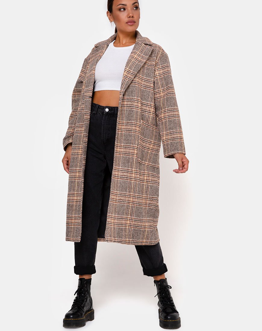 Check duster clearance blazer