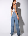 Image of Elci Corset Top in Dalmatian Black and White