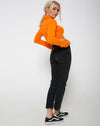 Image of Elena Crop Top in Rib Knit Orange
