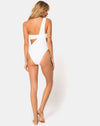 Image of Elkin Swimsuit in Textured White