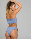 Image of Ella Bikini Bottom in Denim Look Light Wash