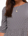 Image of Ellery Maxi Dress in Check it Out Black