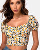 Image of Fahrani Top in Delightful Daisy