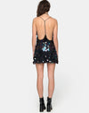 Image of Finn Slip Dress in Black Opal Sequin