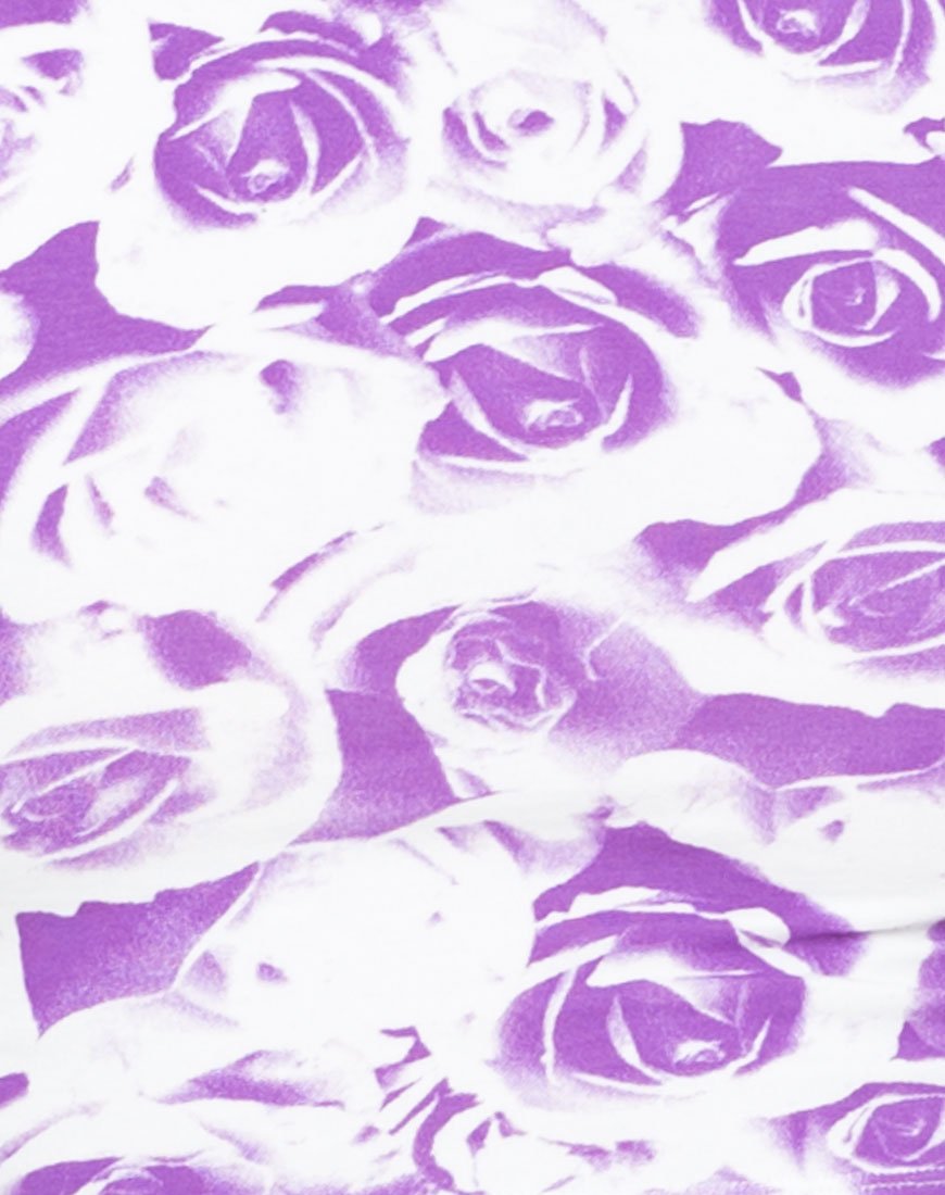 Image of Motel Folly Crop Top in Monorose Lilac