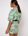 Image of Fresia Dress in Chinese Dragon Neo Mint