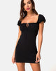 Image of Gaina Dress in Black Jersey