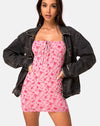 Image of Gaina Dress in Love Bloom Pink Flock