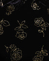 Black and Gold Rose Stamp