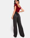 Image of Glaty Top in Velvet Burgundy