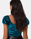 Image of Glaty Top in Velvet Teal