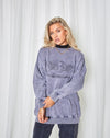 Image of Glo Sweatshirt in Charcoal Wash Angelo Embro