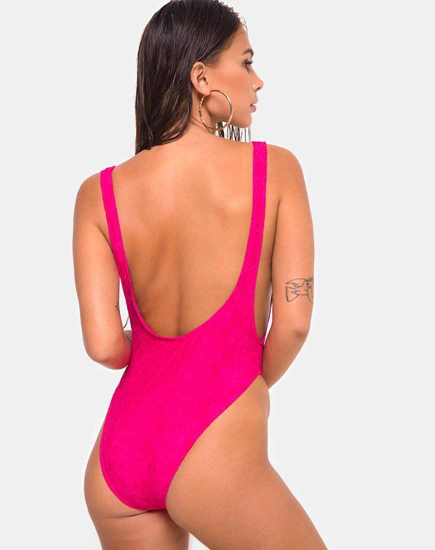 Fuschia hotsell pink swimsuit