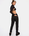Image of Gola Top in Sheer Mesh Black