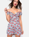Image of Karoo Mini Dress in Blooming Rose