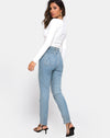 Image of Guanelle Top in Rib White
