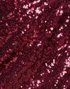 Image of Helena Mini Skirt in Mini Sequin Burgundy