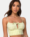 Image of Hema Crop Top in Sage Check