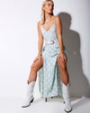 Image of Hime Maxi Dress in Sage Daisy