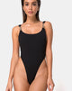 Image of Hooked Swimsuit in Black