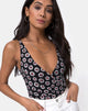 Image of Jairi Wrap Bodice in Dancing Daisy