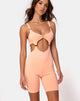 Image of Jaso Unitard in Coral