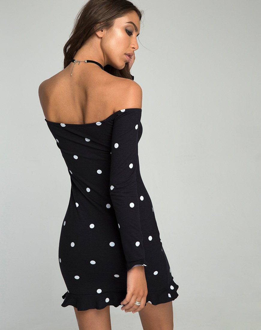 Motel rocks polka dot hot sale dress