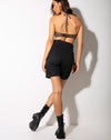 Image of Jeppa Bralette Top in Mesh Gradient Cheetah Brown