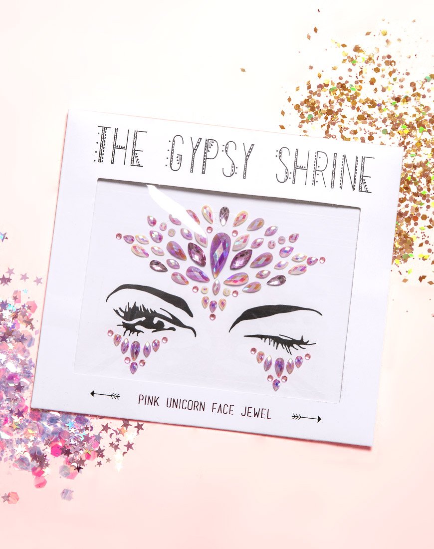 The Gypsy Shrine Face Jewel in Pink Unicorn – motelrocks-com-eur