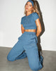 Image of Bungee Jogger in Mineral Blue Japanese Spirit Embro