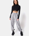 Image of Jubie Cargo Trouser in Charles Check Grey