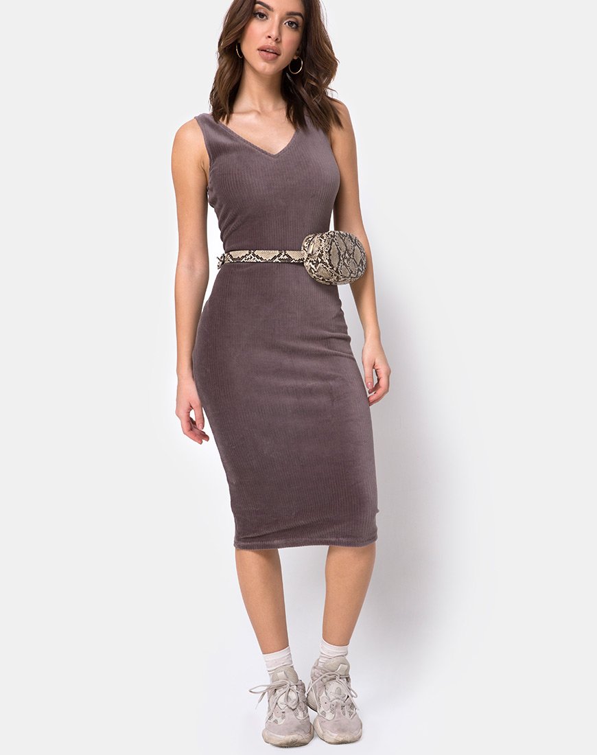 Grey velvet best sale bodycon dress