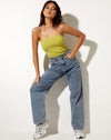 Image of Karen Bandeau Top in Knit Olive