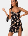 Image of Katya Slip Dress in Peach Rose