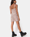 Image of Kayla Mini Dress in Safari Taupe