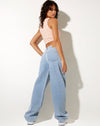 Image of Kitera Crop Top in Space Dye Orange