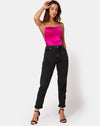 Image of Koza Bodice in Satin Magenta
