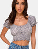 Image of Lanfy Top in Leopard Daze Grey