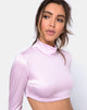 Image of Laretta Crop Top in Lilac