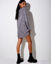 Image of Liama Dress in Stretch Sequin Silver