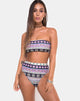 Image of Lien Bikini Top in Eclipse