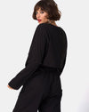 Image of Box Expression Crop Tee in Black