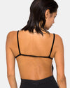 Image of Lucia Bodice in Diamante Black