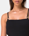 Image of Luelle Swimsuit in Mini Rib Black