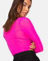 Image of Lumier Bodice Fluro Pink