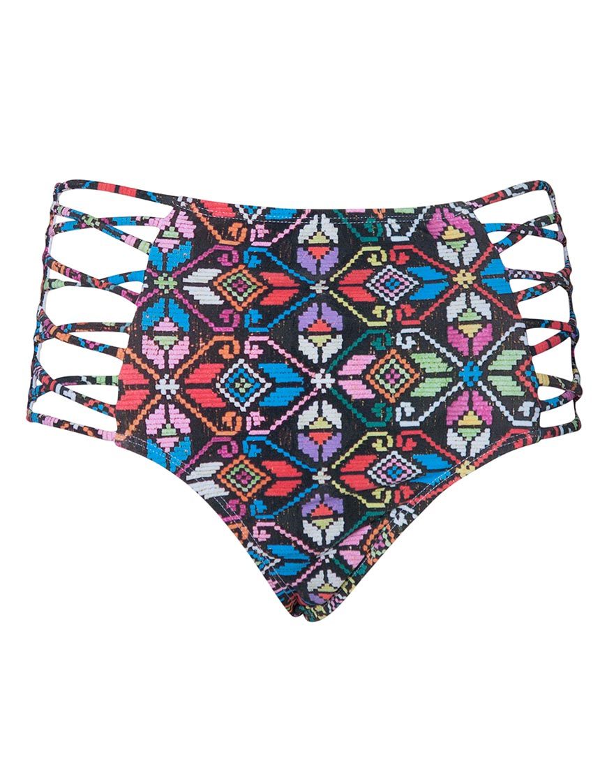 Image of Madeira High Waisted Bikini Bottoms in La Boheme