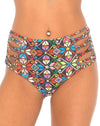 Image of Madeira High Waisted Bikini Bottoms in La Boheme